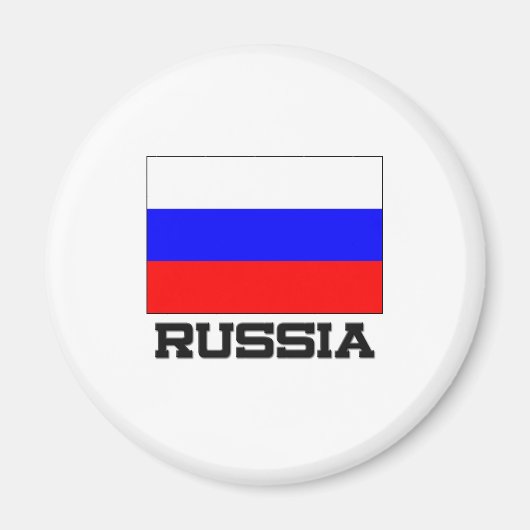 Russia Flag Magnet (Vorne)
