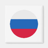 Russia Flag Magnet (Vorne)
