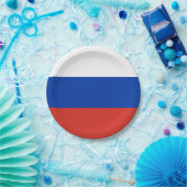 Russia Flag Pappteller (Party)