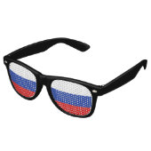Russia Flag Partybrille (Schrägansicht)