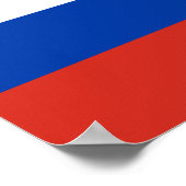 Russia Flag Poster (Ecke)