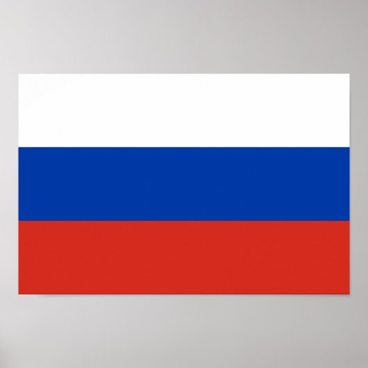 Russia Flag Poster (Vorne)