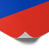 Russia Flag Poster (Ecke)