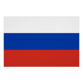 Russia Flag Poster (Vorderseite)