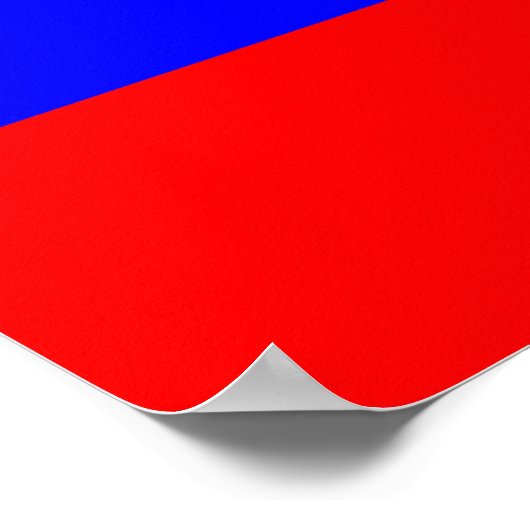 Russia Flag Poster (Ecke)
