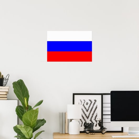 Russia Flag Poster (Heimbüro)