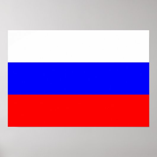 Russia Flag Poster (Vorne)
