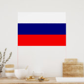 Russia Flag Poster (Küche)