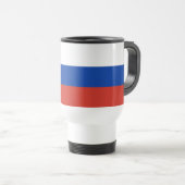 Russia Flag Reisebecher (VorderseiteRechts)
