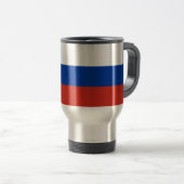 Russia Flag Reisebecher (VorderseiteRechts)