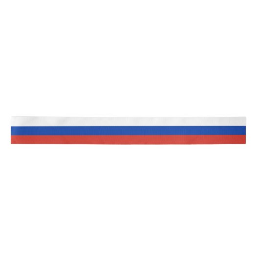 Russia Flag Satinband (Vorderseite)