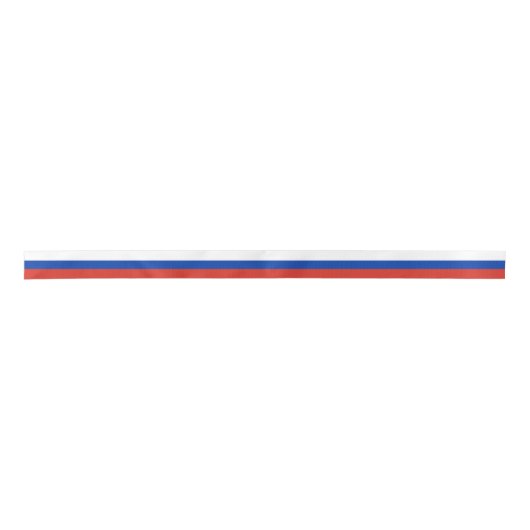 Russia Flag Satinband (Vorderseite)