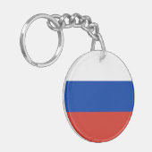 Russia Flag Schlüsselanhänger (Vorderseite links)