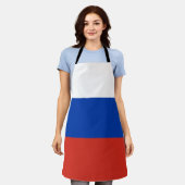 Russia Flag Schürze (Getragen)
