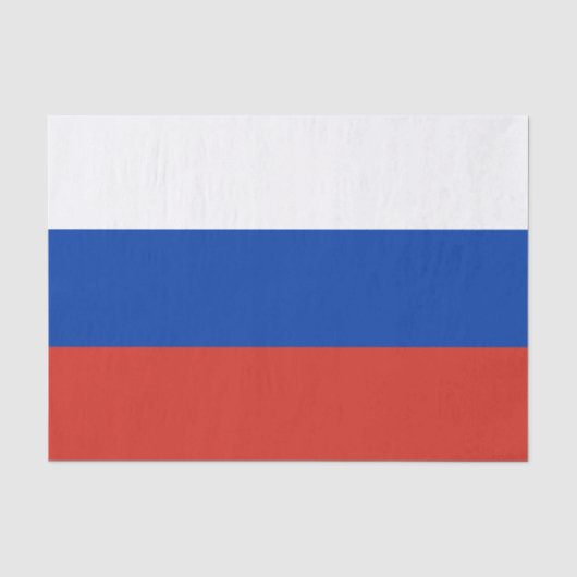 Russia Flag Seidenpapier (Vorderseite)