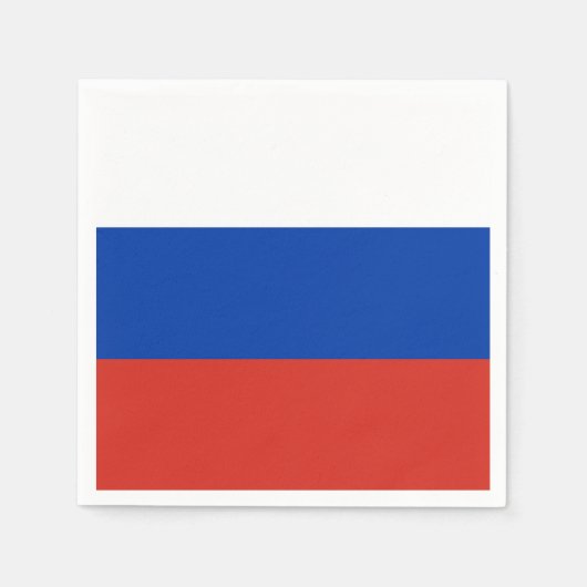 Russia Flag Serviette (Vorderseite)