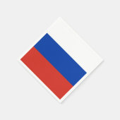Russia Flag Serviette (Ecke)