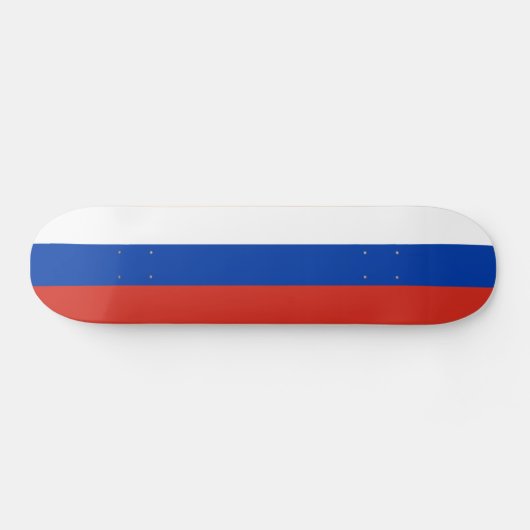 Russia Flag Skateboard (Horizontal)