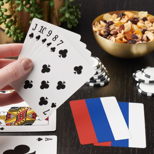 Russia Flag Spielkarten (In Situ)