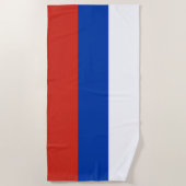 Russia Flag Strandtuch (Vorderseite)
