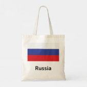 Russia Flag Tragetasche (Rückseite)
