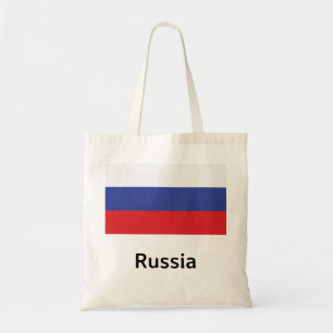 Russia Flag Tragetasche
