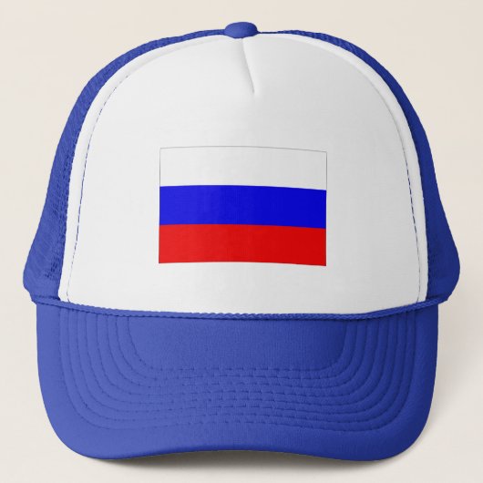 Russia Flag Truckerkappe (Vorderseite)