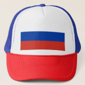 Russia Flag Truckerkappe (Vorderseite)