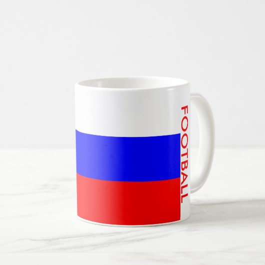 RUSSIA FOOTBALL KAFFEETASSE (VorderseiteRechts)