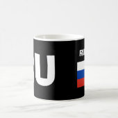 RUSSIA* große RU TASSE (Mittel)