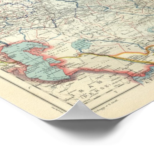 Russia, Korea and Asia Poster (Ecke)