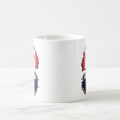 Russia Russian Canadian Canada Kaffeetasse (Mittel)