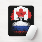 Russia Russian Canadian Canada Mousepad (Mit Mouse)