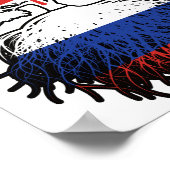 Russia Russian Canadian Canada Poster (Ecke)