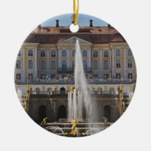 Russia, Saint Petersburg, Peterhof, Grand Palace Keramik Ornament