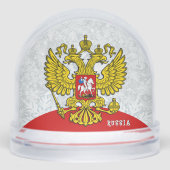 Russia Snow Globe, Russian Flag / Winter, Eagle Schneekugeln (Vorderseite)