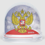 Russia Snow Globe, Russian Flag / Winter, Eagle Schneekugeln (Rückseite)