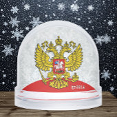 Russia Snow Globe, Russian Flag / Winter, Eagle Schneekugeln