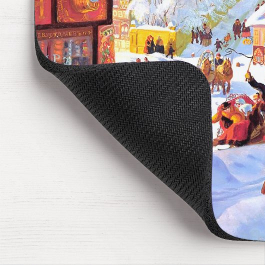 Russian Art Christmas Gift Mousepad (Ecke)