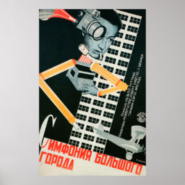 Russian Avant Garde Movie Poster Print