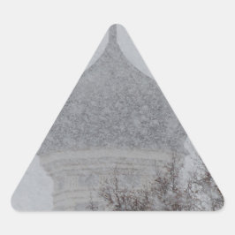 Russian Blizzard Dreieckiger Aufkleber