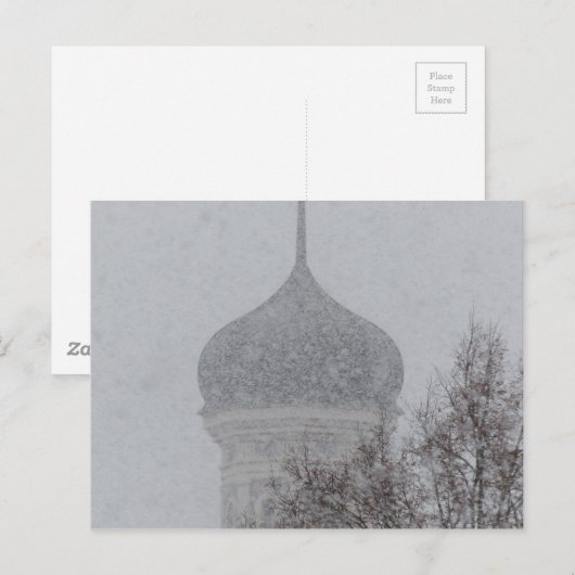 Russian Blizzard Postkarte (Vorne/Hinten)