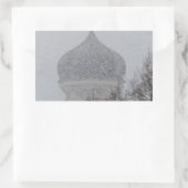 Russian Blizzard Rechteckiger Aufkleber (Tasche)