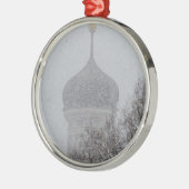 Russian Blizzard Silbernes Ornament (Links)