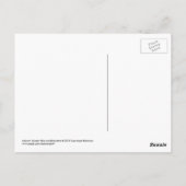 Russian Blue and Babushka Doll | Patriotic Cat Art Postkarte (Rückseite)