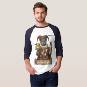 Russian Blue Arlequin Cat T-Shirt (Vorne ganz)