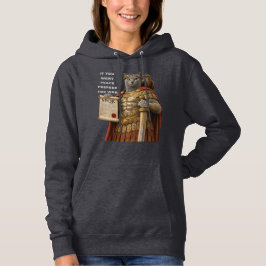 Russian Blue Caesar Cat Hoodie