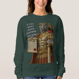 Russian Blue Caesar Cat Sweatshirt