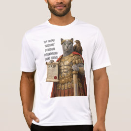 Russian Blue Caesar Cat T-Shirt