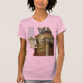 Russian Blue Caesar Cat T-Shirt (Vorderseite)